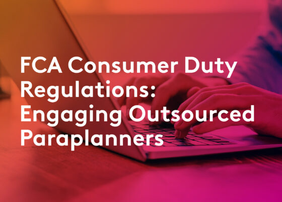 Image of an outsourced paraplanner sat in front of her computer explaining the changes in the FCA consumer duty regulations for an individual